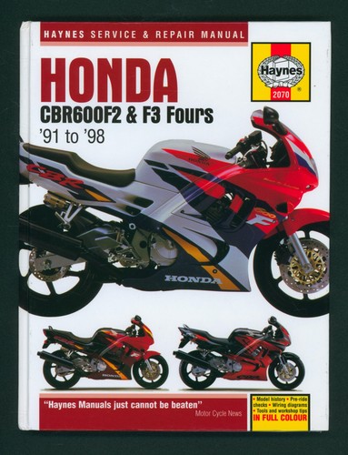Honda cbr600f haynes - f3,