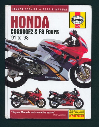 Honda cbr600f haynes - honda,