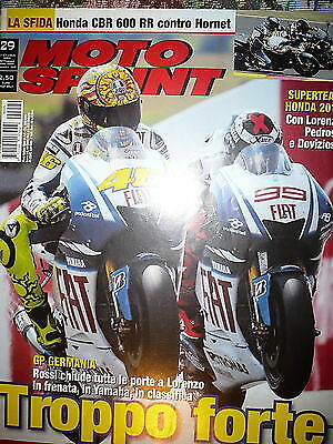 Moto sprint 2009 - , 2009:honda